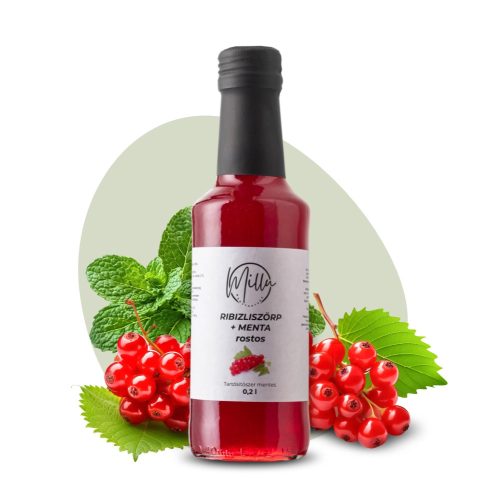 Ribizliszörp + Menta (rostos) 0,2 L