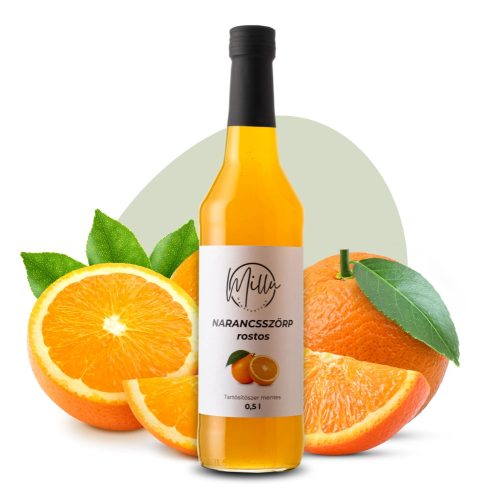Narancsszörp (rostos) 0,5L